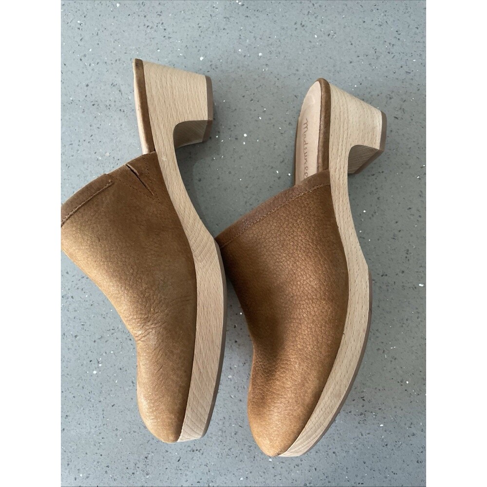 Madewell The Ruby Clog In Suede Rustic Twig Brown… - image 4